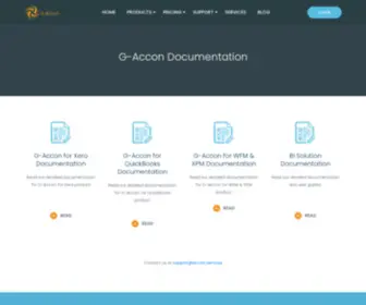 G-Accon.com(G-Accon connects Google Sheets with Cloud Accounting software) Screenshot