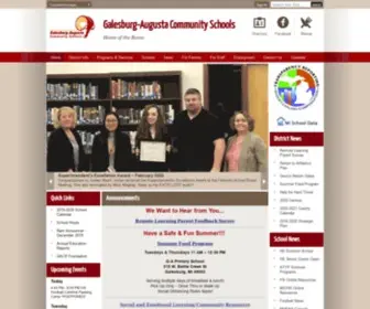 G-Aschools.org(Galesburg-Augusta Community Schools) Screenshot