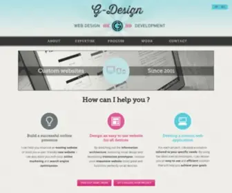 G-Design.net(Agence web à Paris) Screenshot