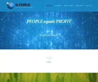 G-Forceusa.com(G-Force Collaborations) Screenshot