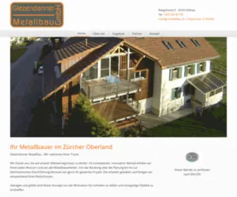 G-Metallbau.ch(Zürcher Oberland) Screenshot