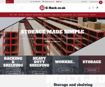 G-Rack.co.uk(Storage Shelves) Screenshot