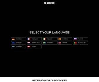 G-Shock.eu(Please select) Screenshot