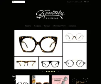 G-Spectacles.com(G-Spectacles Eyewear) Screenshot