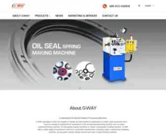 G-Way.com.tw(G-Way Rubber Machinery Expert) Screenshot