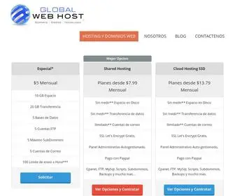G-Webhost.com(Tecnología) Screenshot
