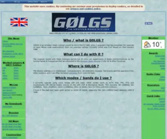 G0LGS.co.uk(Information about my Amateur Radio Station) Screenshot