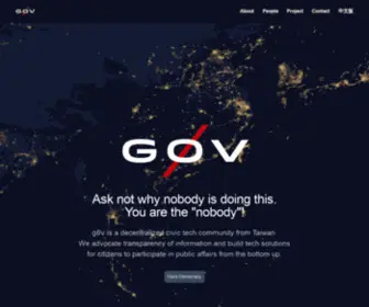 G0V.asia(G0V asia) Screenshot