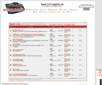 G15-Applets.de(Index) Screenshot