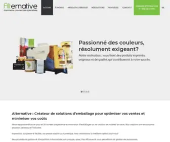 G1Alternative.com(Imprimeur commercial et services d'impression d'emballage) Screenshot