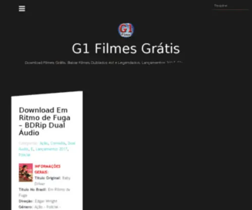 G1Filmesgratis.com(青岛囟蹲网络科技有限公司) Screenshot
