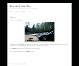 G2IC.com(The club devoted to theUSDM /Acura/Honda Integra) Screenshot