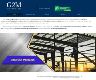 G2Mengenharia.com(Projetos de Estruturas Metálicas) Screenshot