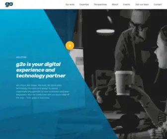 G2O.com(Your Digital Experience & Technology Partner) Screenshot