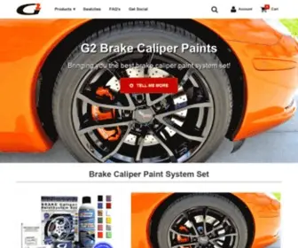 G2Usa.com(G2 Brake Caliper Paint Systems) Screenshot
