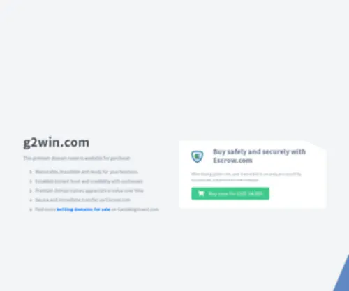 G2Win.com(G2Win) Screenshot