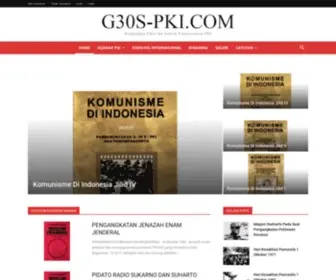 G30S-Pki.com(Mengungkap Fakta dan Sejarah Pemberontakan PKI) Screenshot