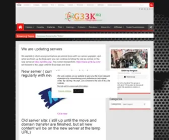 G33K-HQ.com(We are updating servers) Screenshot