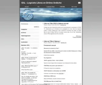 G3L.org(Logiciels Libres en Drôme Ardèche) Screenshot