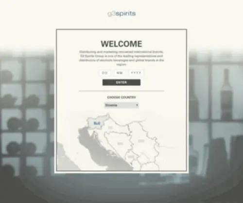 G3Spirits.com(Brands) Screenshot