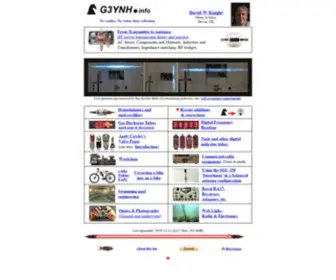 G3YNH.info(Electromagnetics, electronics, science & engineering) Screenshot