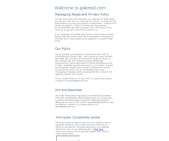 G4Email.com(G4 Email) Screenshot