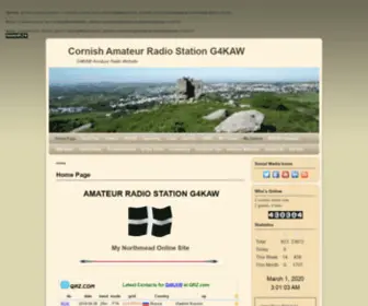 G4Kaw.co.uk(Cornish Amateur Radio Station G4KAW) Screenshot