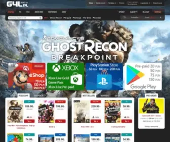 G4L.pl(Sklep dla graczy nowych i doświadczonych. Każde zamówienie na G4L jest nagradzane) Screenshot