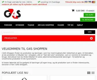 G4SShoppen.dk(G4Sshoppen) Screenshot