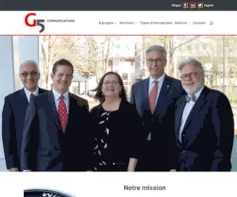 G5Communications.com(Accueil) Screenshot