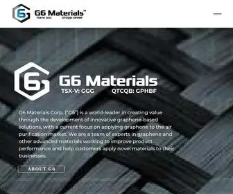 G6-Materials.com(G6 Materials) Screenshot