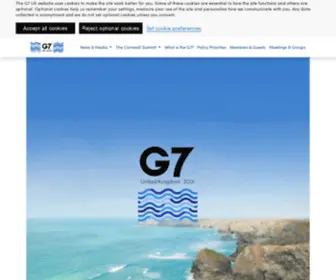 G7UK.org(Prime Minister Boris Johnson) Screenshot