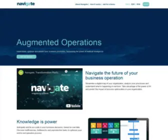 GA-Navigate.com(Transformation platform) Screenshot