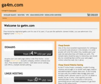 GA4M.com(IIS Windows Server) Screenshot