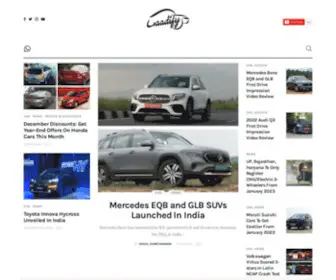 Gaadify.com(Handpicked News and Specs of Indian Automotive space) Screenshot