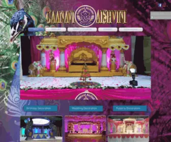 Gaanavi-Aishvini.com(Gaanavi-Aisvini-Decoration) Screenshot