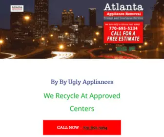 Gaapplianceremoval.com(By By Ugly Appliances We Recycle At Approved Centers CALL NOW) Screenshot