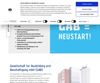 Gab-Limburg.de(Startseite: Gesellschaft für Ausbildung und Beschäftigung mbH (GAB)) Screenshot