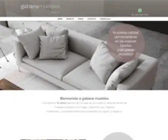 Gabana.com.mx(Fábrica de Muebles) Screenshot