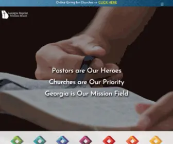 Gabaptist.com(Georgia Baptist Mission Board) Screenshot