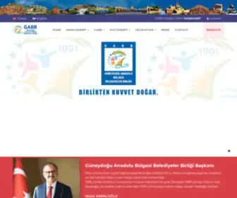 Gabb.gov.tr(Güneydoğu Anadolu Bölgesi Belediyeler Birliği) Screenshot