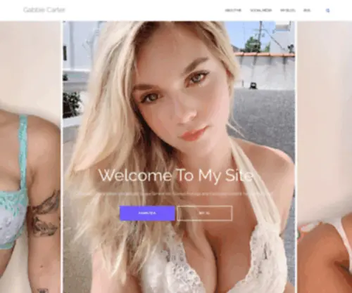 Gabbie-Carter.com(Model) Screenshot