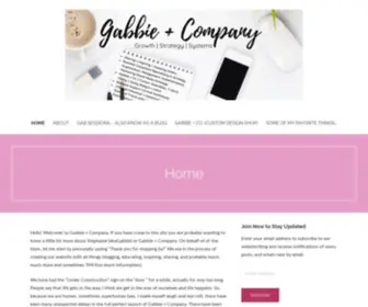 Gabbieandcompany.com(Sharing) Screenshot