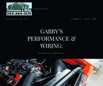 Gabbysperformance.com(Gabby's Performance & Wiring) Screenshot