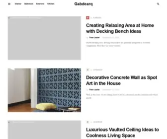 Gabdearq.com(Bright Inspirations of Modern Interior Blog) Screenshot