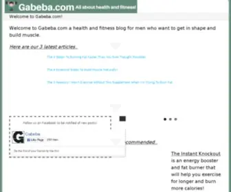 Gabeba.com(Tjänster som berättigar RUT och ROT) Screenshot