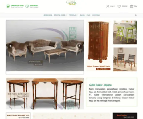 Gabebazar.com(Gabe Bazar Furniture) Screenshot
