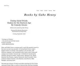 Gabehenry.com(Gabe Henry) Screenshot