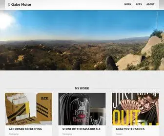 Gabemoise.com(Gabe Moise Designs) Screenshot