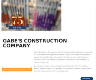 Gabes.com(Construction Company Inc) Screenshot